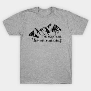 the mountains, the mountains williams college T-Shirt